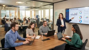 Consultoría IA amd inteligencia aumentada en equipos de trabajo adopcion de ia en empresas y capacitacion de lideres para usar ia featured Inteligencia aumentada en equipos de trabajo